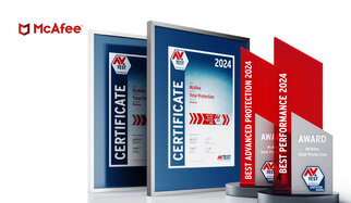 AV-TEST Awards 2024 for McAfee